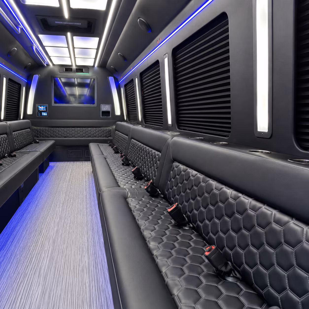 rio rancho party bus rental interior